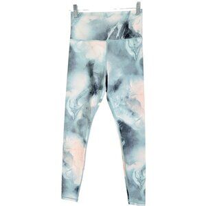 Athleta Womens Multicolor Tie Dye Elation Printed 7/8‎ Tight Leggings Pull On XS